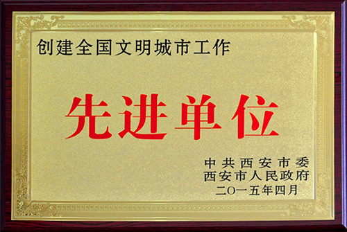 建设文明都会事情先进单位